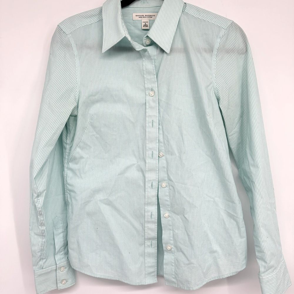 Banana Republic Light green Button Down Shirt